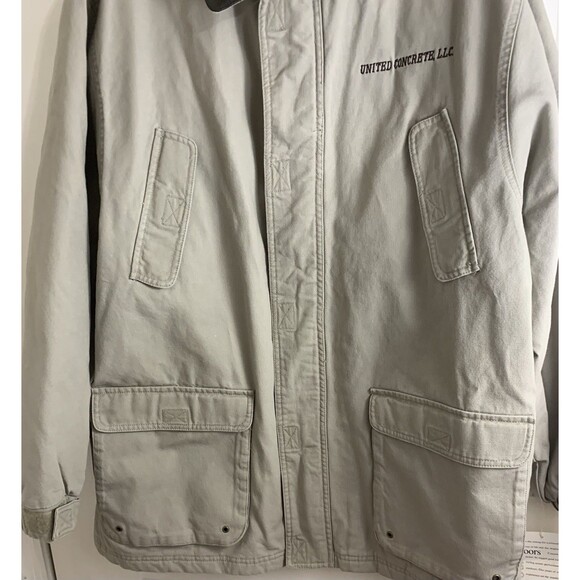 Canyon Guide Outfitters Canvas Jacket XL Barn Coat Zip Up Beige *United Concrete - Picture 10 of 16